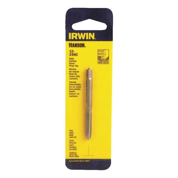 Irwin Hanson High Carbon Steel SAE Plug Tap 12-24NC  1 pc 1132